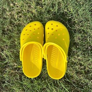 Yellow Crocs Originals Men’s 4 Women’s 6